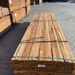 Ca. 84x Guyana Teak Latten Fijnbezaagd, 31x50mm, lengte 29/365cm, 55/4